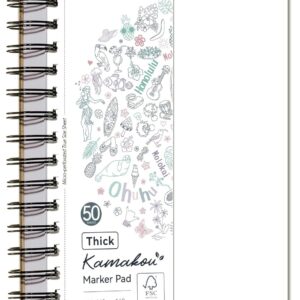 ohuhu bleedproof marker pad – premium drawing paper for alcohol markers