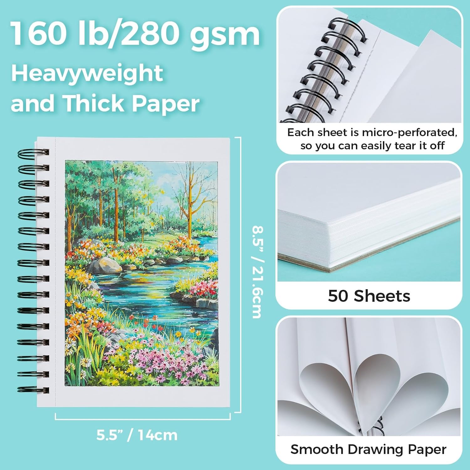 ohuhu bleedproof marker pad – premium drawing paper for alcohol markers ohuhu bleedproof marker pad – premium drawing paper for alcohol markers