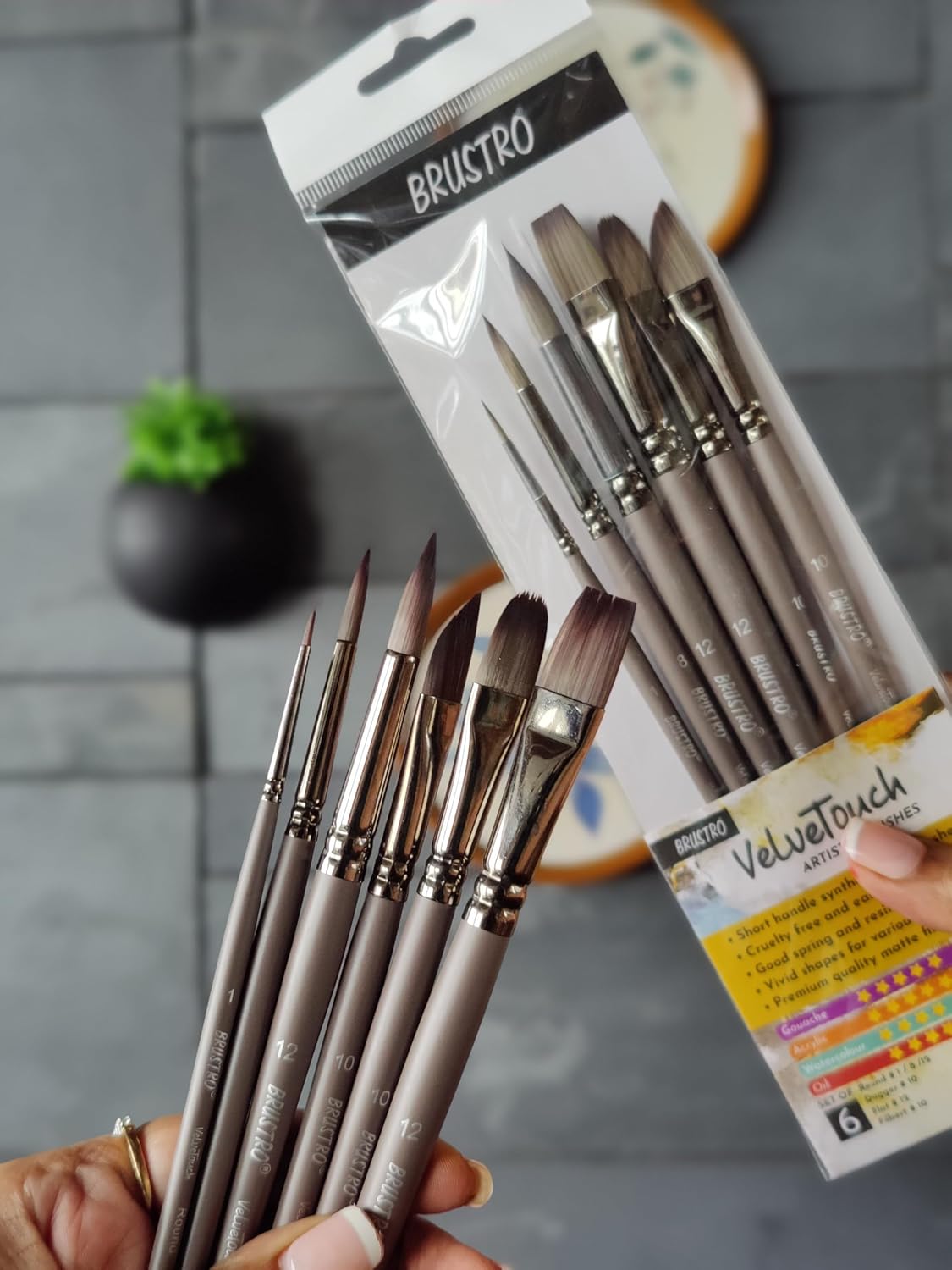 brustro artist 6 brush set brustro artist 6 brush set